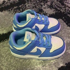 Baby blue dunks size 7c